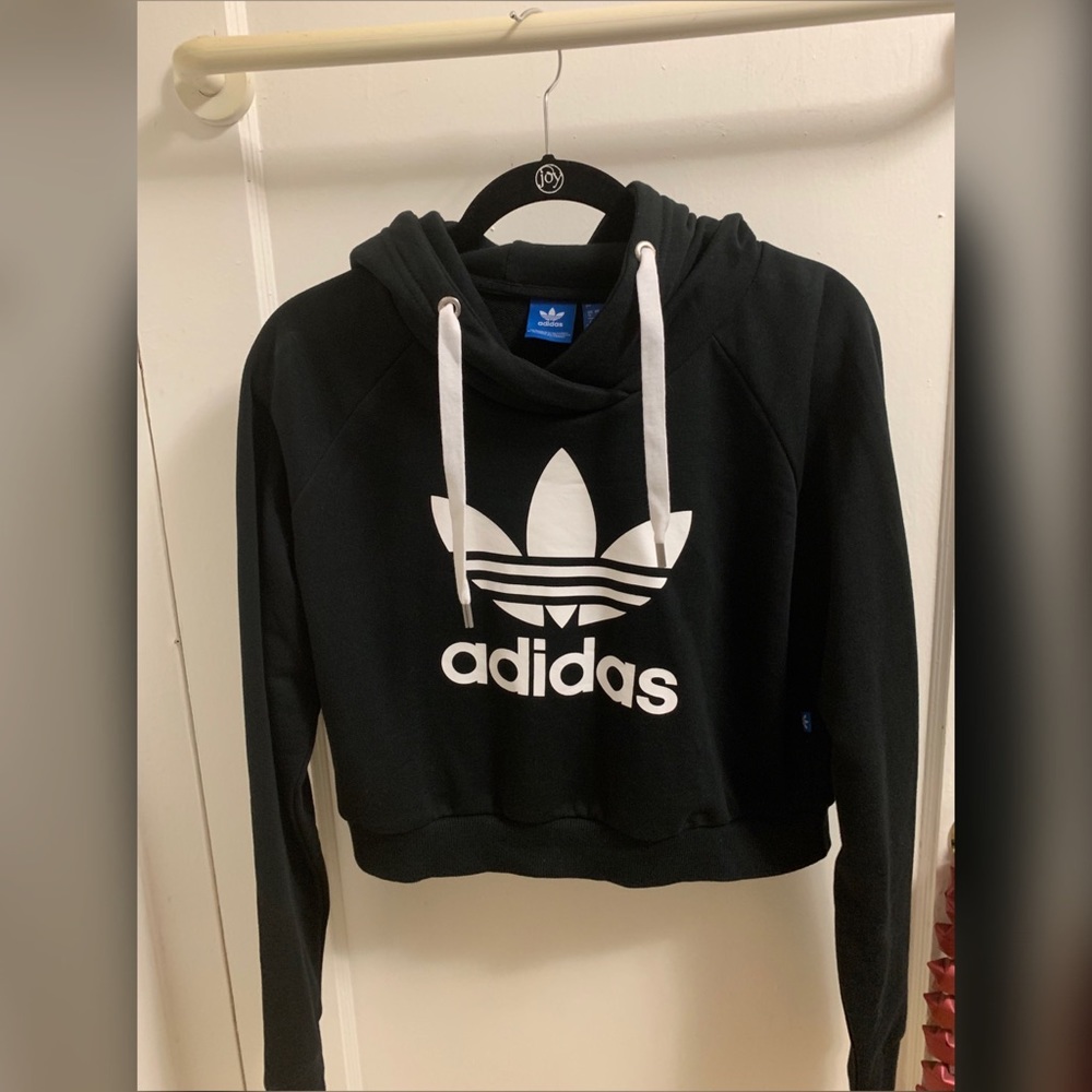 Adidas Women TRF Crop Hoodie *NEVER USED*